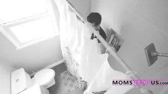 Shower Glory Hole Prank Gets Virgin Son Inside Mom And Sis - Alexis Tae, Ryder Skye