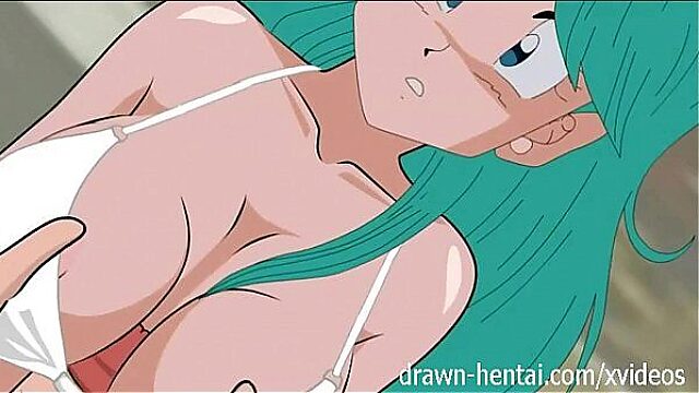 Bulma Takes On Two In Dragon Ball Z Hentai Threesome