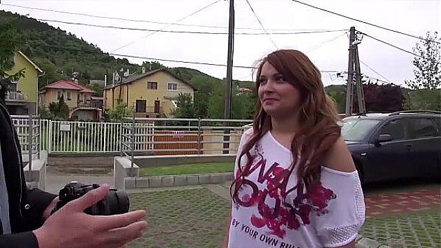 Romanian Redhead Teen Sucks And Fucks Big Dick For The Camera