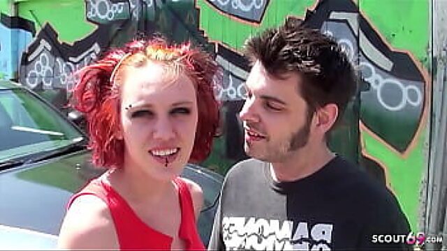 Lost Teenage Punk Seduces Mystic For Rough Sex In Redhead Pickup