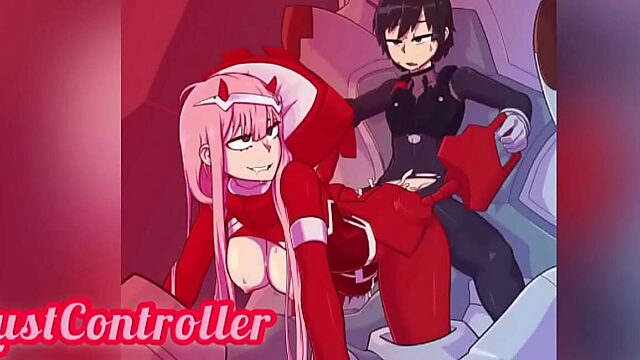 Zero Two's Big Tits & Ass Hentai Compilation