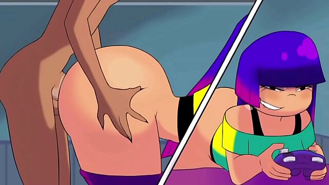 Glitch Techs Miko Gets Her Big Tits & Ass Handled In Hentai Compilation