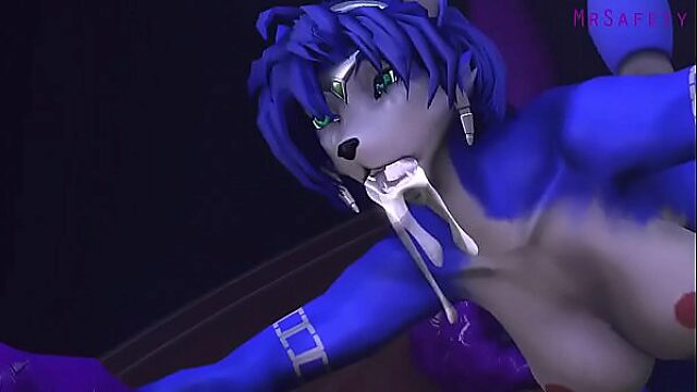 Krystal Gets Rough Treatment In Furry 3D Animation