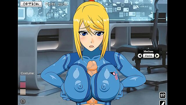 Samus Gets Titfucked Hard With Zero Suit On