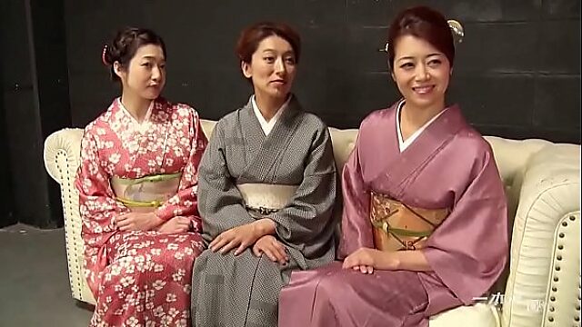 Japanese Milf's Wild Threesome Party