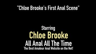 19 Year Old Sweet Ass Packed Chloe Brooke Gets 1St Time Butt Fucked