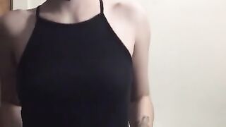 Watch Me Dressed In A Goth Outfit Trying Out My New Vibrator