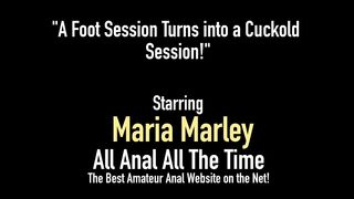 Butt Fucked Maria Marley Ass Fucked While Rob Worships Feet