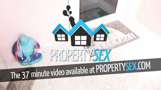 Propertysex - Busty Agent With Amazing Natural Tits Fucking Client