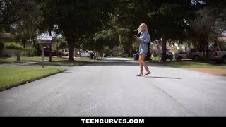 Teencurves - Curvy Blond Teen Shakes Her Fat Ass For Bwc