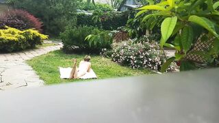 Masturbating Outdoor Caught