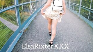 My Walk, Public Flashing In The City Park, Hot Pussy No Panties. Elsarixterxxx