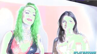 Stunning Inked Sluts Adreena Winters And Phoenix Madina Suck Dick In A Hot Bukkake Session