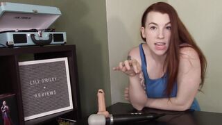 Lily O'riley Reviewing The Doxy Massager (Sfw)