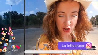 Modelo Influencer Olvida Desconectar El Streaming Y Se Masturba En Directo En Un Uber - Cherry Lips