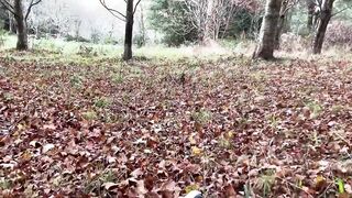 Quick, Nervous Fuck Out In Nature While Hiding From Cars