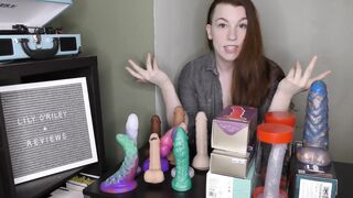 Lily O'riley's Dildo Stash Exploration - Uberrime, Mr Hankey's, Vixen, Tantus & More (Sfw)