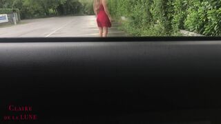 Pov Picking Up Horny Stepsis And Cumming Twice On Parking Lot