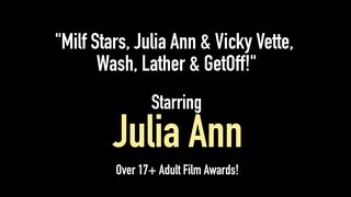 Milf Stars, Julia Ann & Vicky Vette, Wash, Lather & Getoff