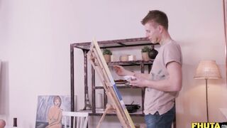 Fhuta - Lila West Gets A Nice Anal Reward After Painting Her