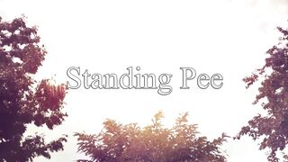 Standing Panty Pee