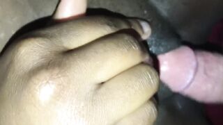 Ebony Tight Wet Pussy Cums On My Dick