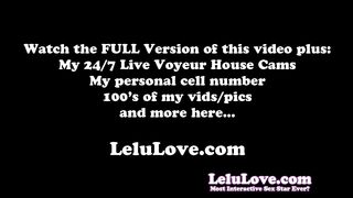 Stuffing My Panties In Me After Big Edging Orgasm & Behind Porn Scenes Fun/Adventure - Lelu Love