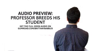 Audio Preview: Professor Breeds His Student