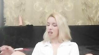 Smoking Fetish, Sexy Teen Blonde Smoke