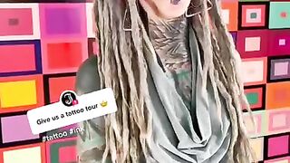 Anuskatzz Little Tattoo Tour - More On My Tiktok = Same Name - Model Ink Inked Tattoos Piercings