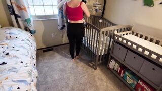 Pregnant Mom Gets Stuck In Crib And Son Has To Come Help Her Get Out