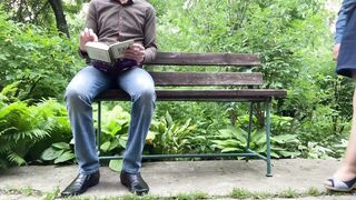 Pantyhose Princess Pissing In The Park While I Watch