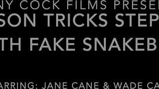 Stepson Tricks Step Mom With Fake Snakebite - Jane Cane Must Suck Out The Venom Asap