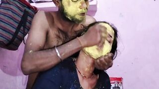 Holi Special Bhabhi Ko Rang Laga Ke Dever Ne Khub Choda