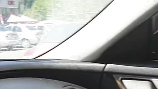 Public Blowjob With Cum Swallowed And Nasty Talking At The Parking