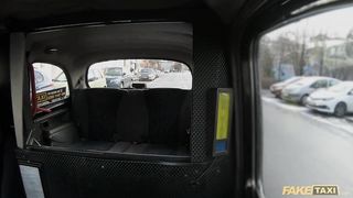 Fake Taxi In Spain With Hot Brunette Scarlet Rebel And A Big Cock