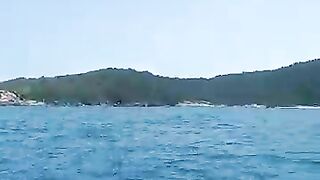 Gozando Na Boquinha Da Luna Oliveira No Bote Em Alto Mar Em Arraial Do Cabo - Rj