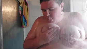 Bbw Shower Big Titty Bounce