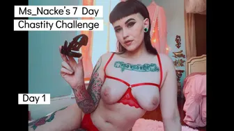 Ms_Nacke's Chastity Challenge - Day 1