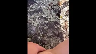 Pissing On The Rocks By The River