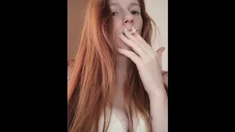 Smoking Redhead