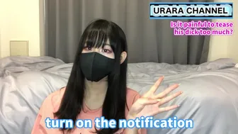 It Hurts When You Handjob Your Dick Too Much!? I Will Tell You About Urara's Experience ♡