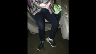 ⭐ Desperate Girlfriend Pissing Her Jeans By The Road