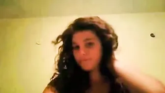 Cute Brunette Fingers On Cam