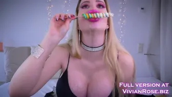 Huge Fake Lips Popsicle Joi - Cum For Me