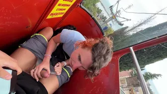 Yacht Ride And Public Blowjob In Funicular