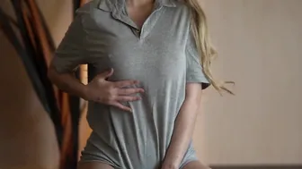 Check My Big Boobs In Wet T-Shirt