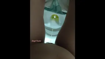 Girl Peeing In The Public Toilet