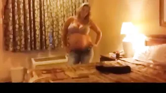 Blonde Pregnant Girl Shared