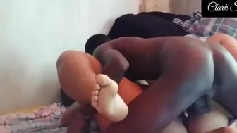 Horny Kenyan Housewife Caught Masturbating And Gets Her Pussy Destroyed